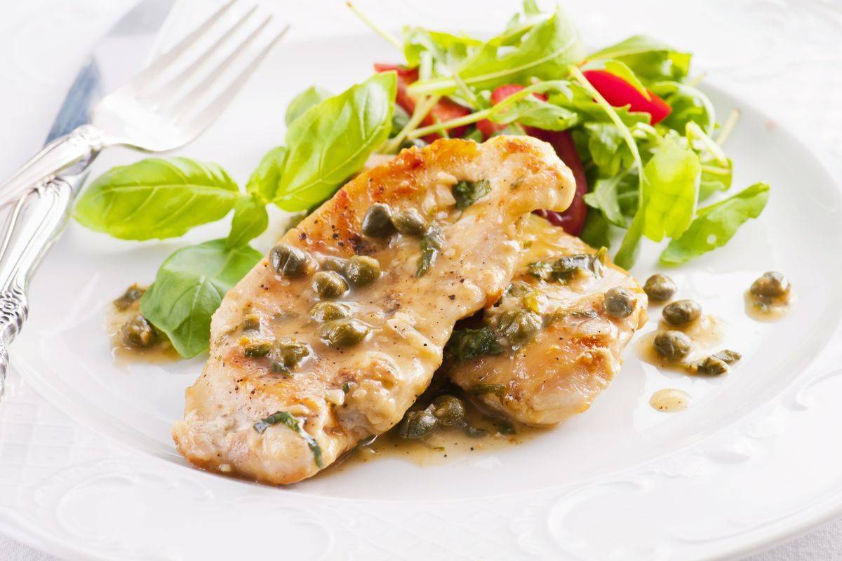 Scaloppine di pollo al vino bianco