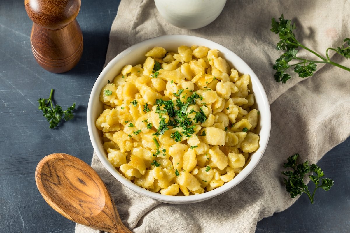 Egg-free vegan spatzle