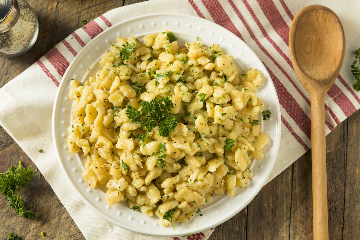 Egg-free vegan spatzle