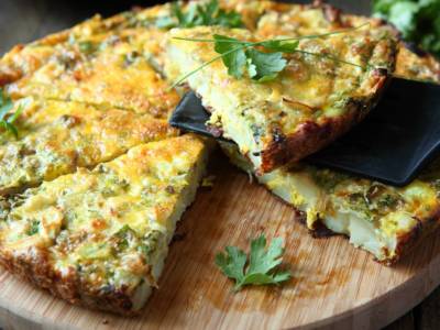 Frittata con foglie di borragine: l’avete mai provata?