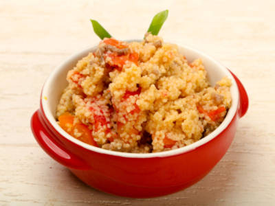 Bulgur con verdure e ceci: un piatto unico naturale e buonissimo