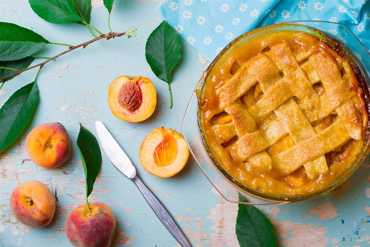 Peach cobbler