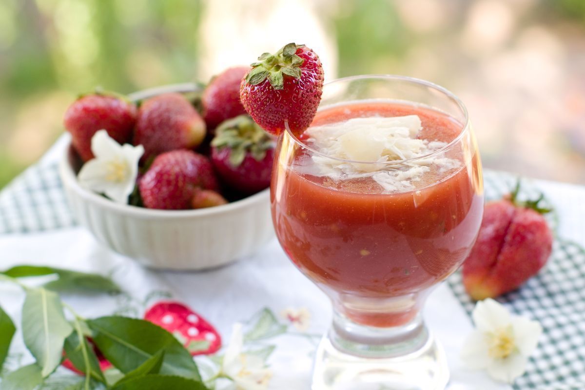 gazpacho di fragole