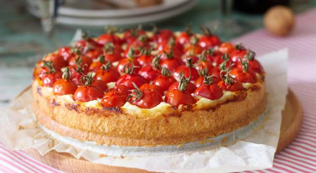 Cheesecake salata con pomodorini: un&#8217;idea sfiziosa per le vostre cene estive!