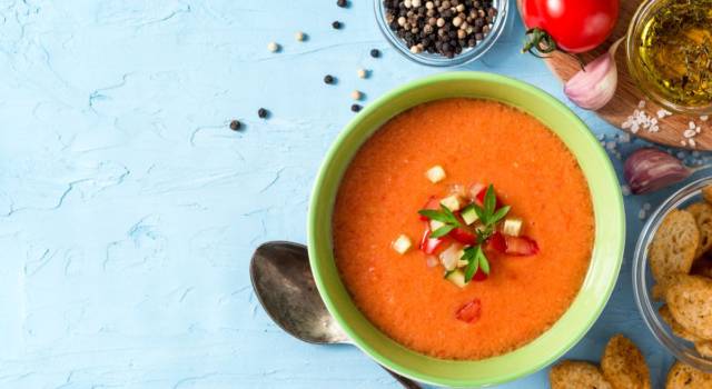 La ricetta del gazpacho andaluso, la zuppa fredda direttamente dalla Spagna!