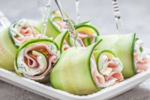 involtini di zucchine e prosciutto