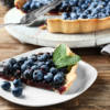 Crostata vegana ai mirtilli