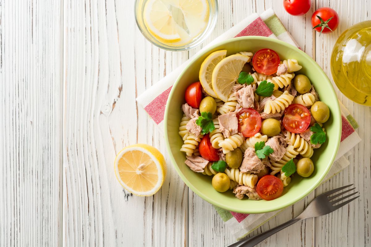 pasta tonno e pomodorini