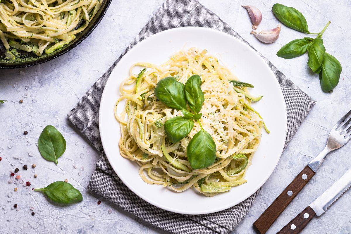 Pasta panna e zucchine