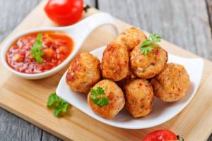 Polpette di pollo senza glutine