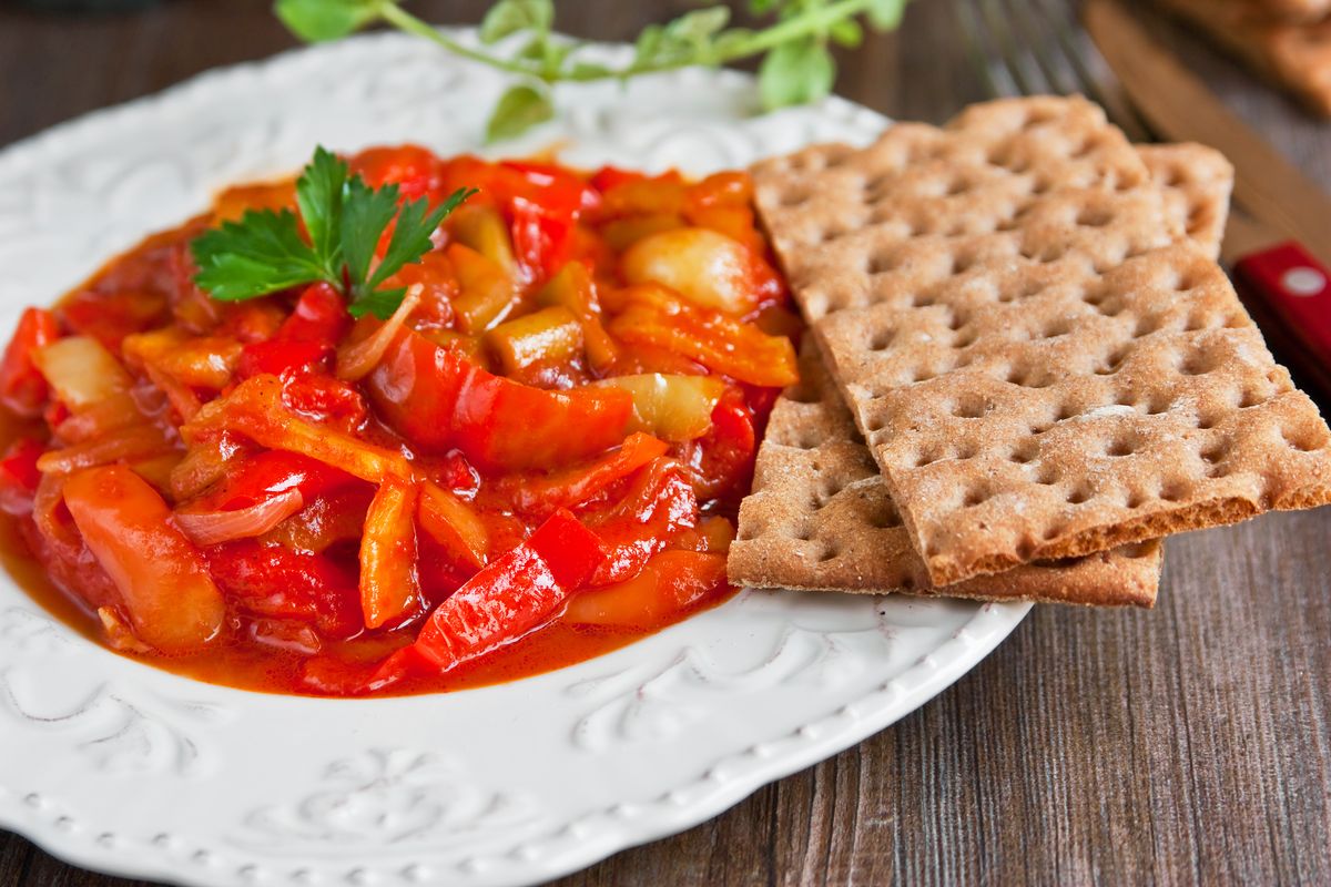 Stewed peppers