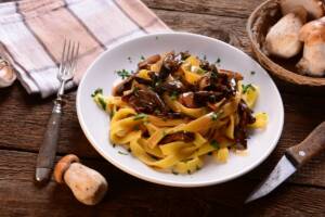 Tagliatelle ai funghi porcini