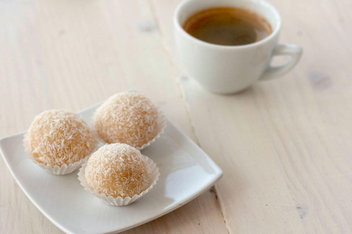 Brigadeiro al cioccolato bianco