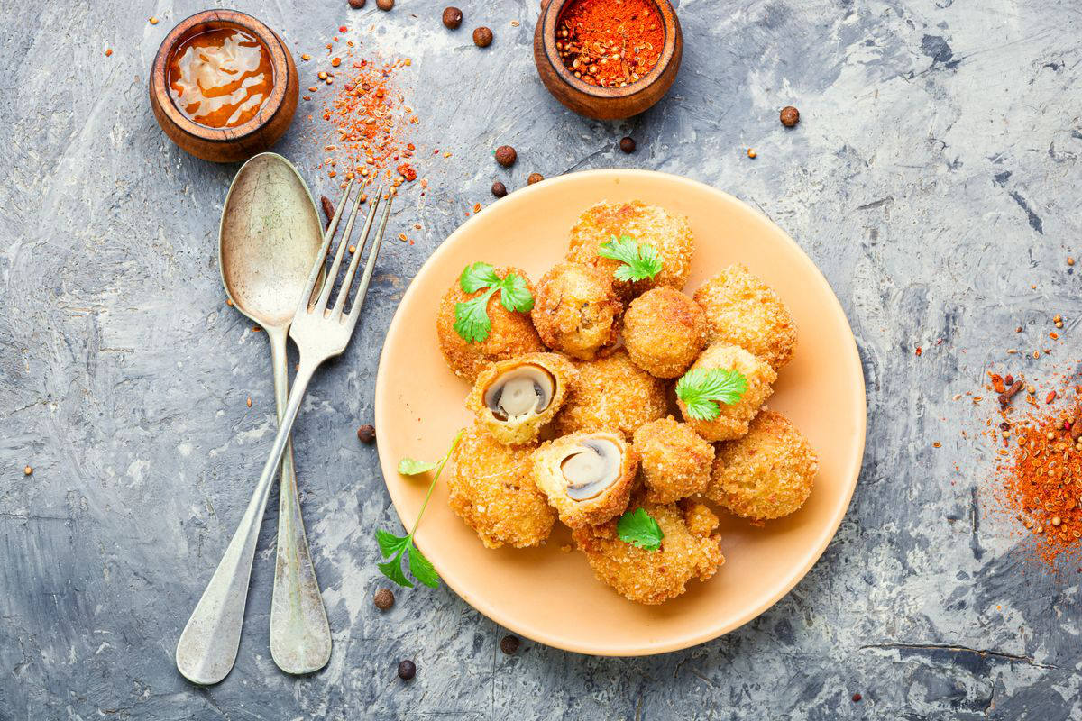 Fried mushrooms