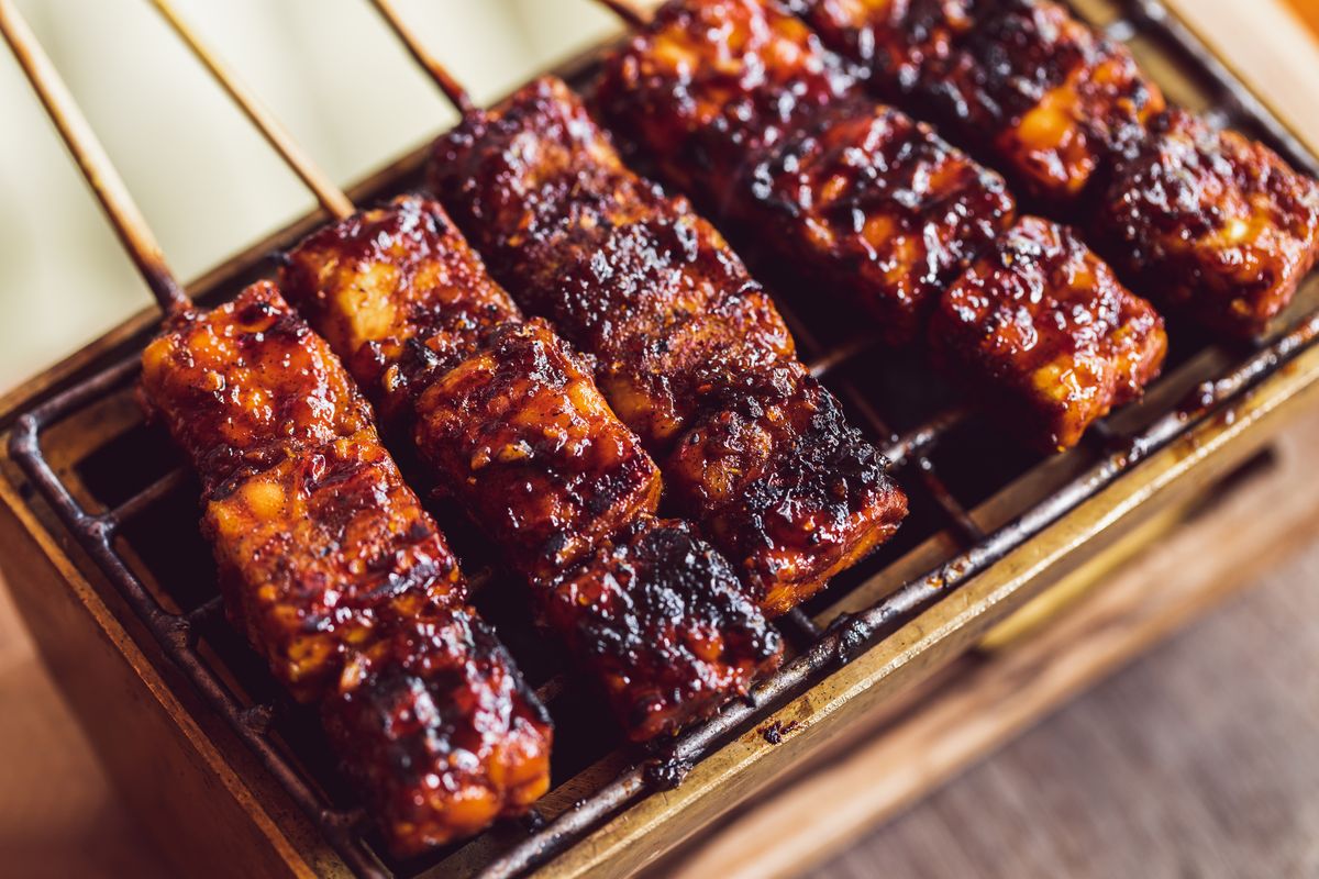 tempeh skewers