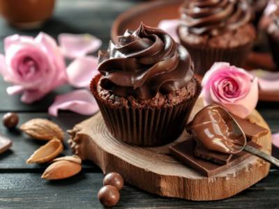 Cupcake dell’amore con mousse alla Nutella per San Valentino