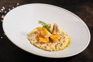 Risotto al salmone