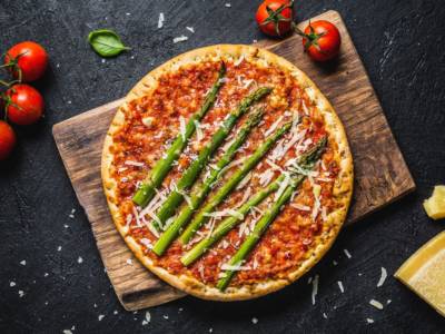 Pizza rustica agli asparagi