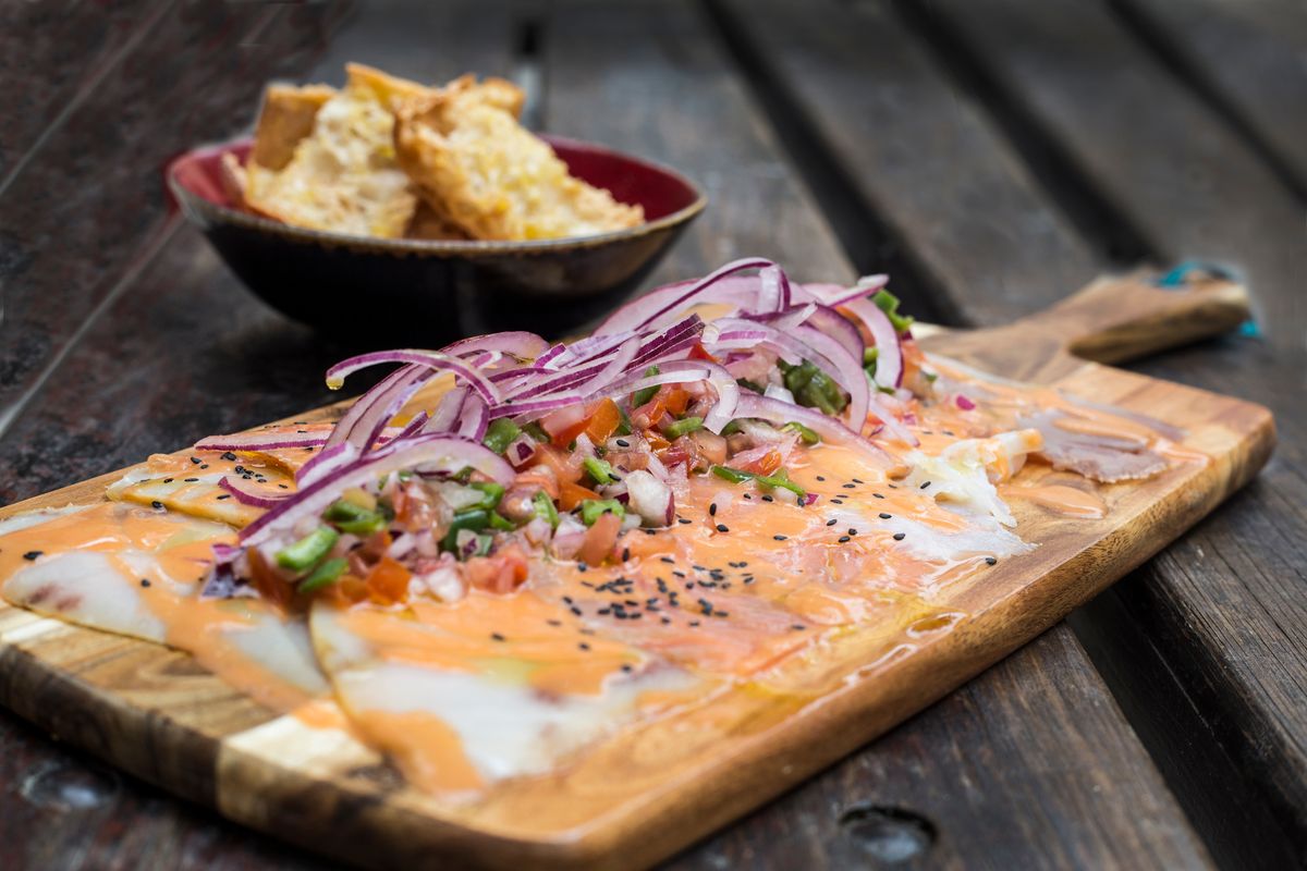 Antipasto con pesce spada