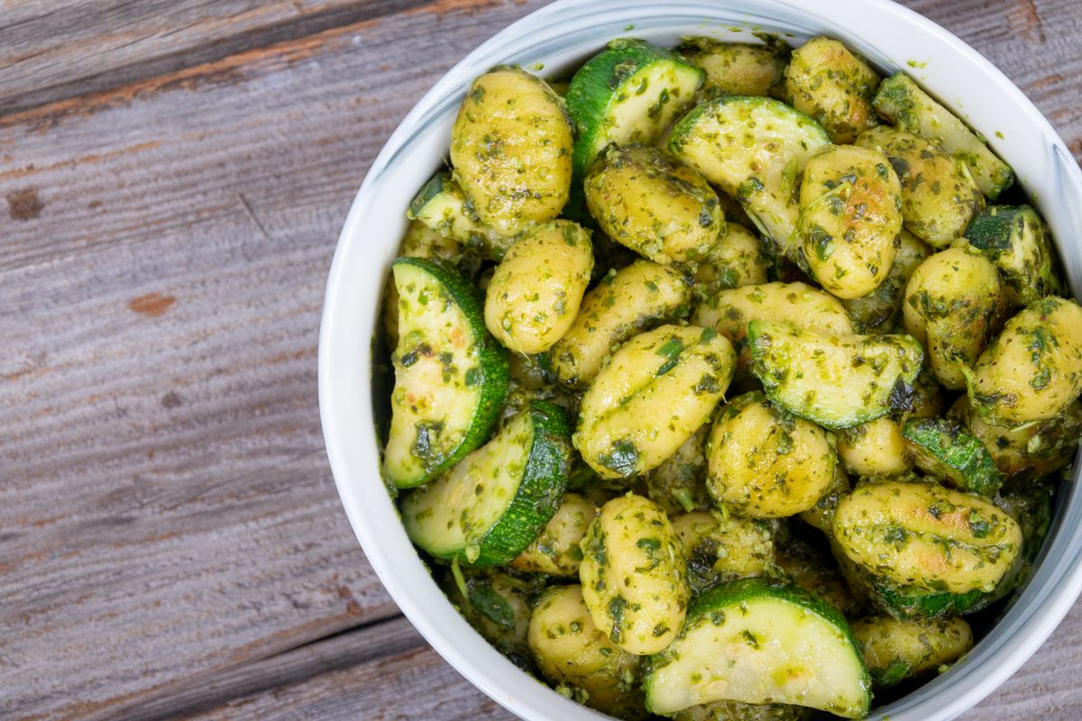 Gluten-free zucchini dumplings