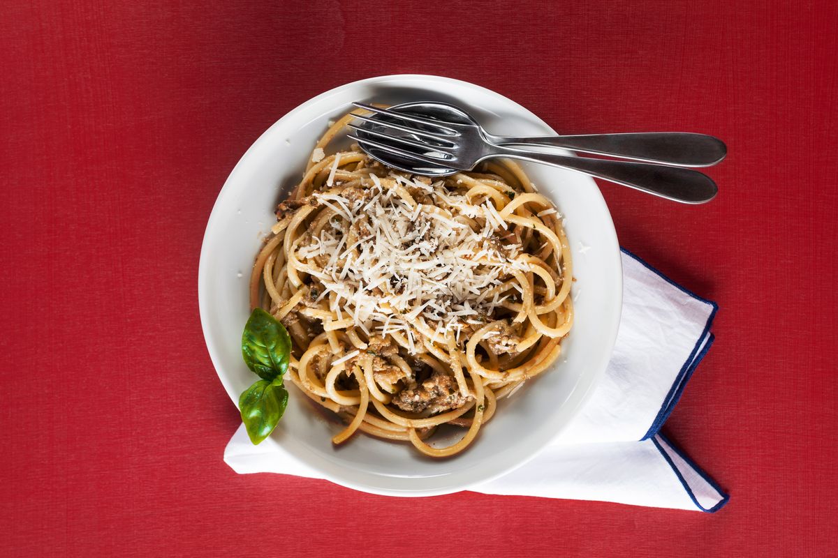 eggplant pesto pasta