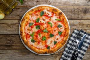 Pizza con impasto mille bolle