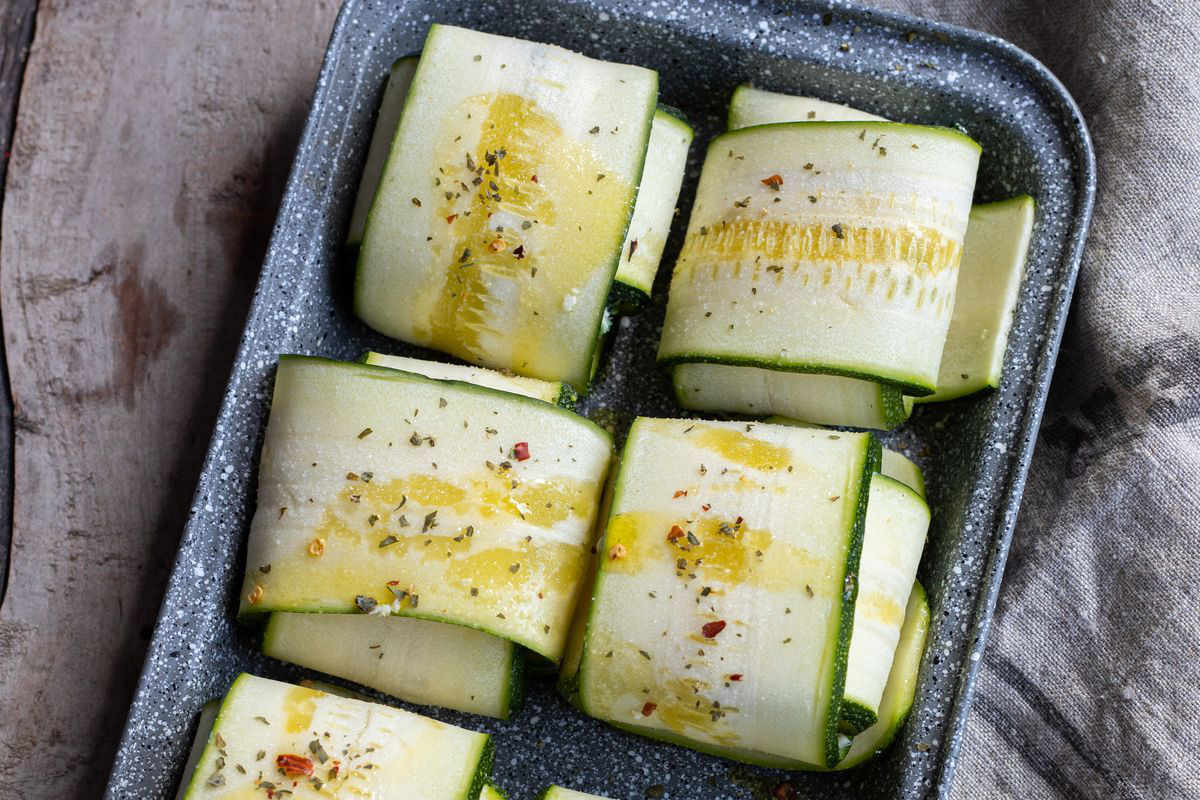 Zucchini crusted Tomini