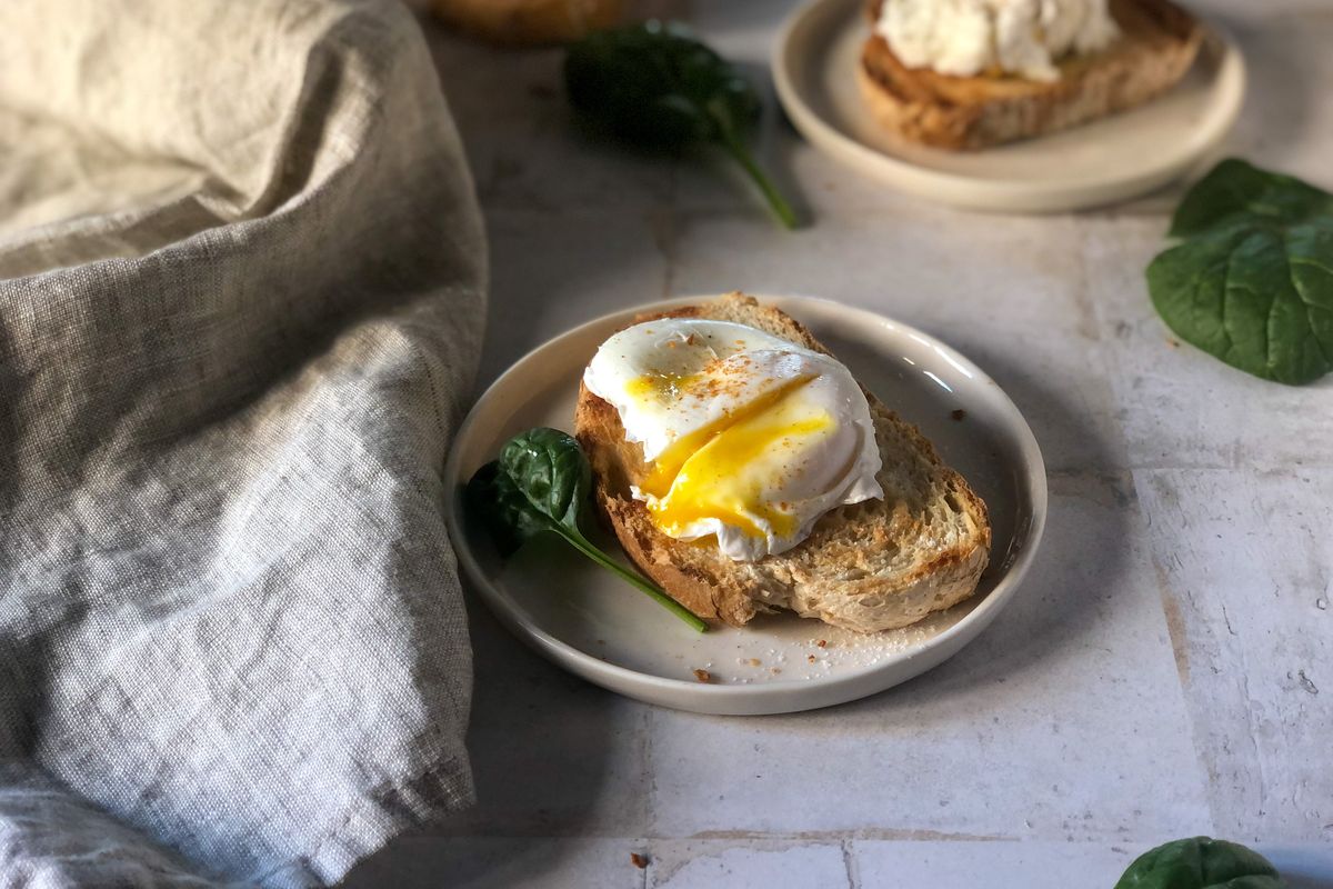 Poached eggs