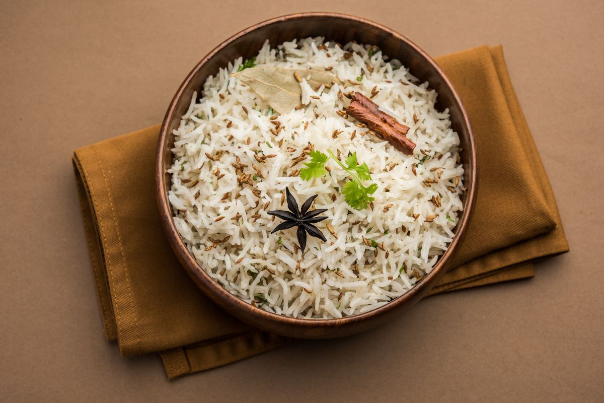 Flavored basmati rice