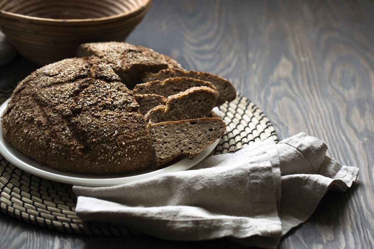 Bread with buckwheat