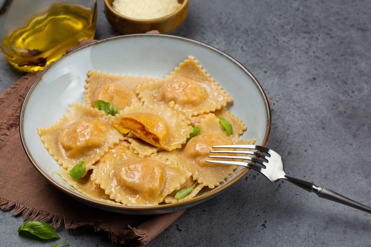 Pumpkin tortelli