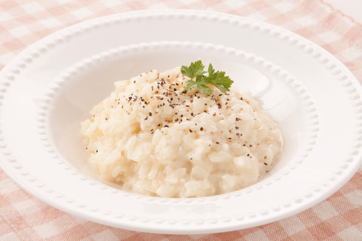 Risotto with cheese and Cannavacciuolo pepper