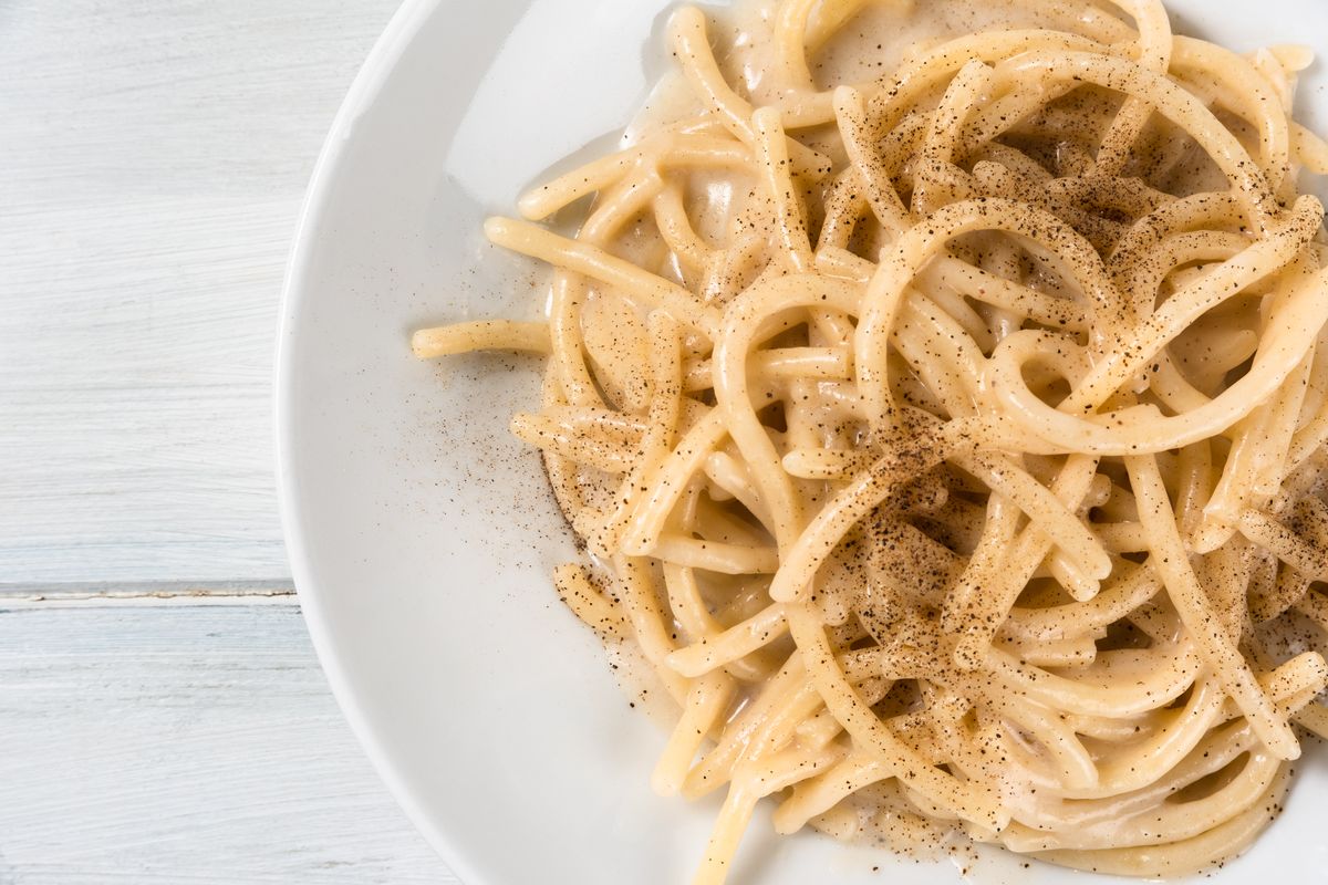 Tonnarelli cacio e pepe