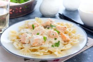 Farfalle al salmone