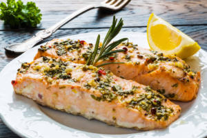 Salmone al forno