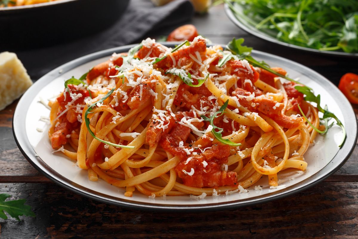 Carbonara con pomodoro