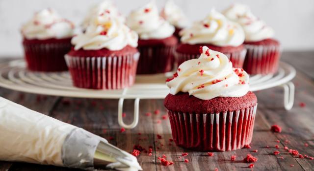 Red velvet cupcake: la versione in miniatura della celebre torta