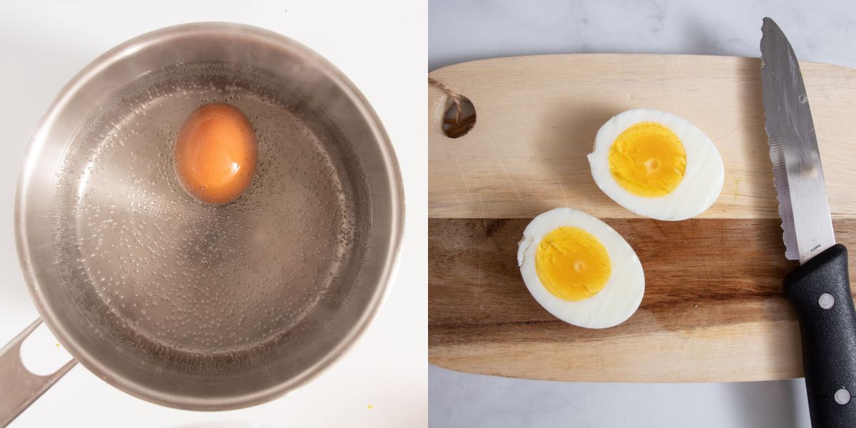 Prepare boiled eggs