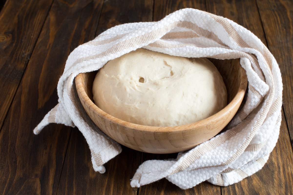 Leavened dough