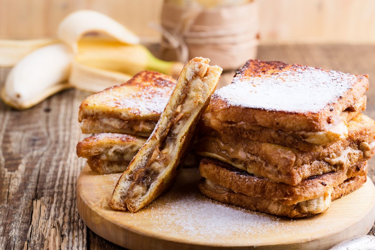 Banana and nutella toast