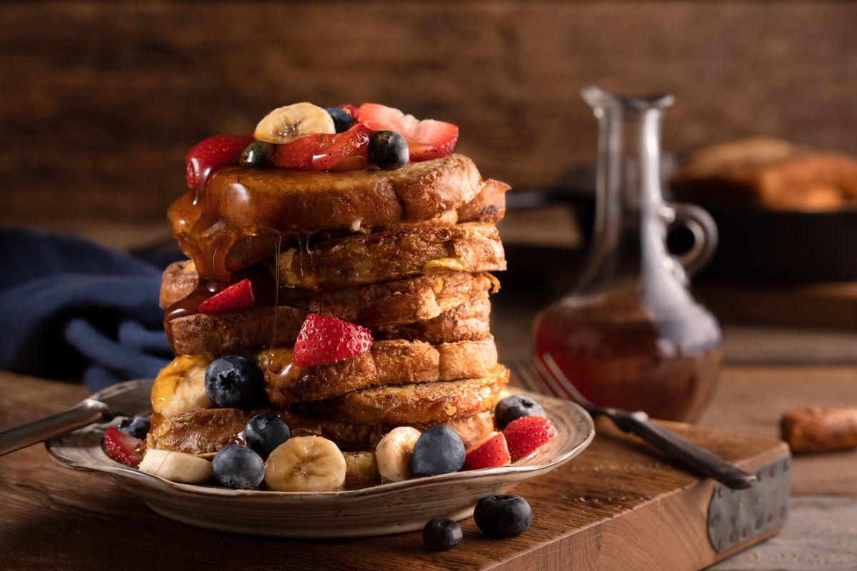 Strawberry toast