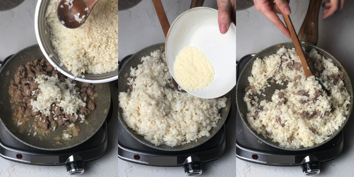 Completare risotto alla pilota