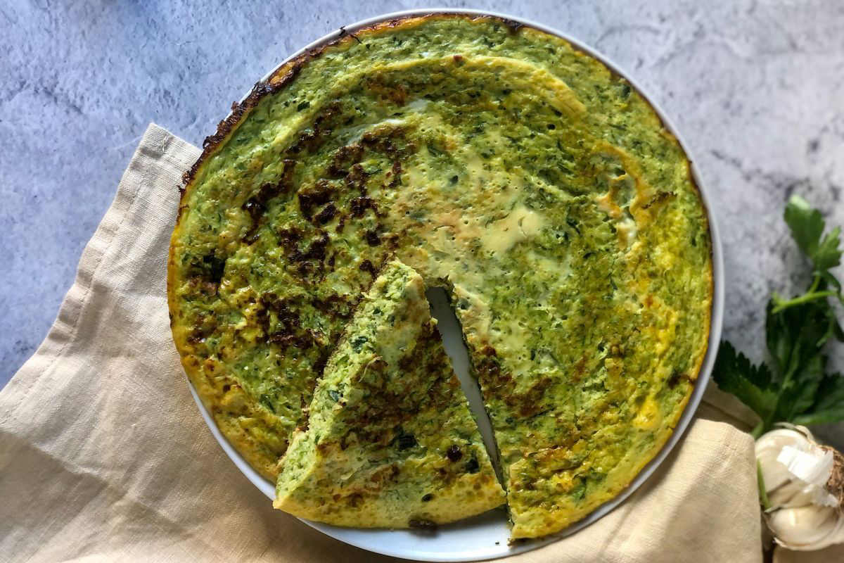 Zucchini omelette