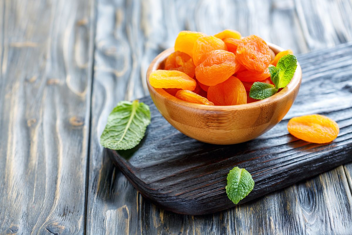 Dried apricots