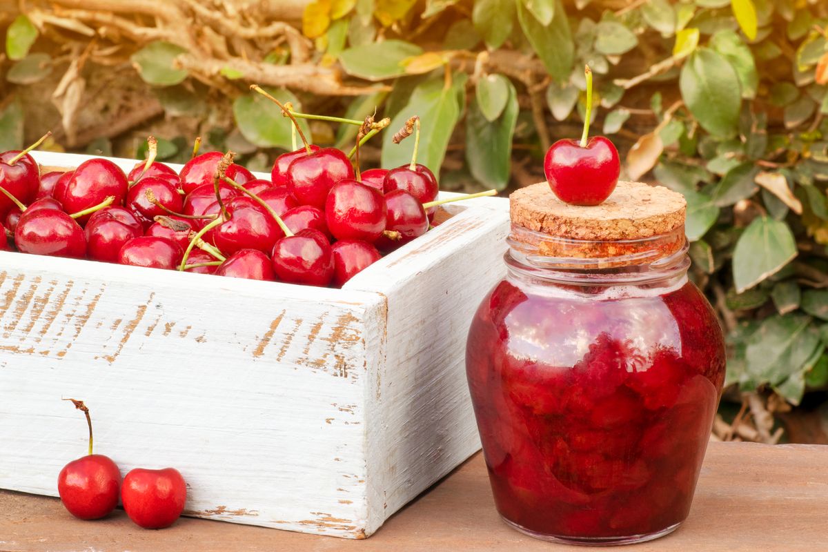 Cherries in sugar