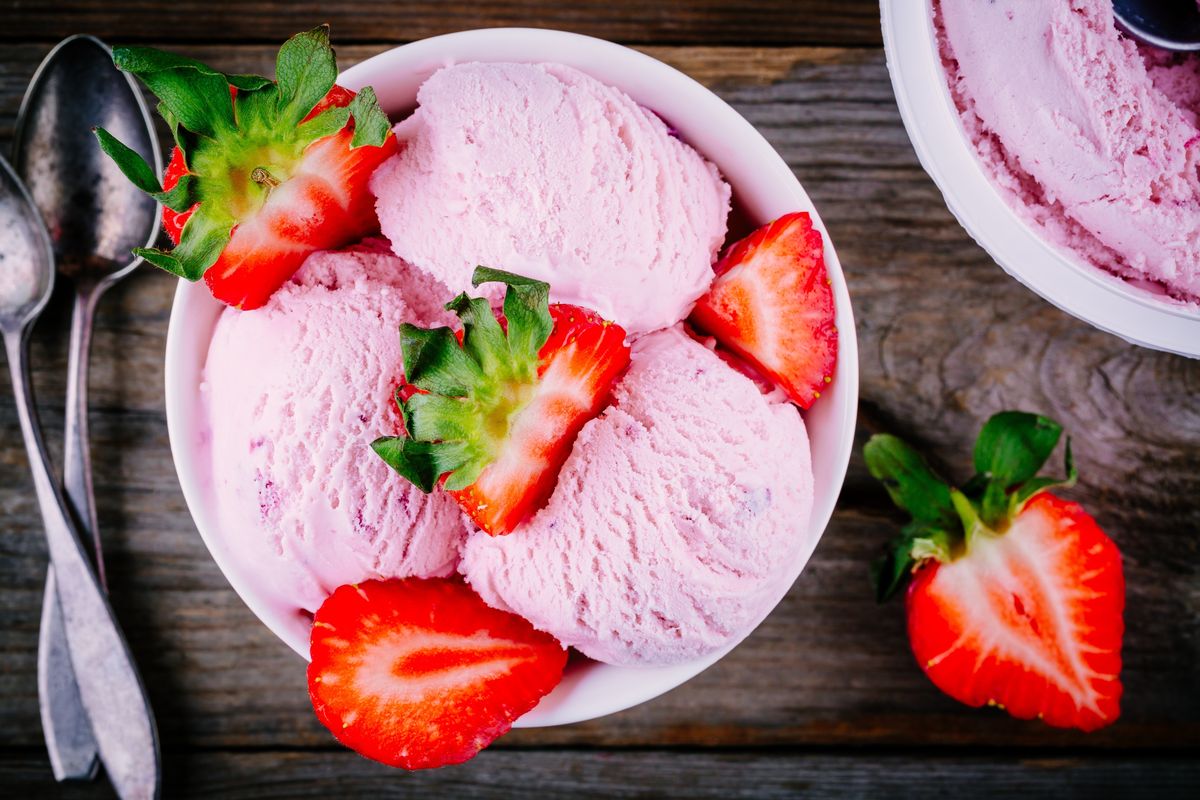 Gelato alla fragola