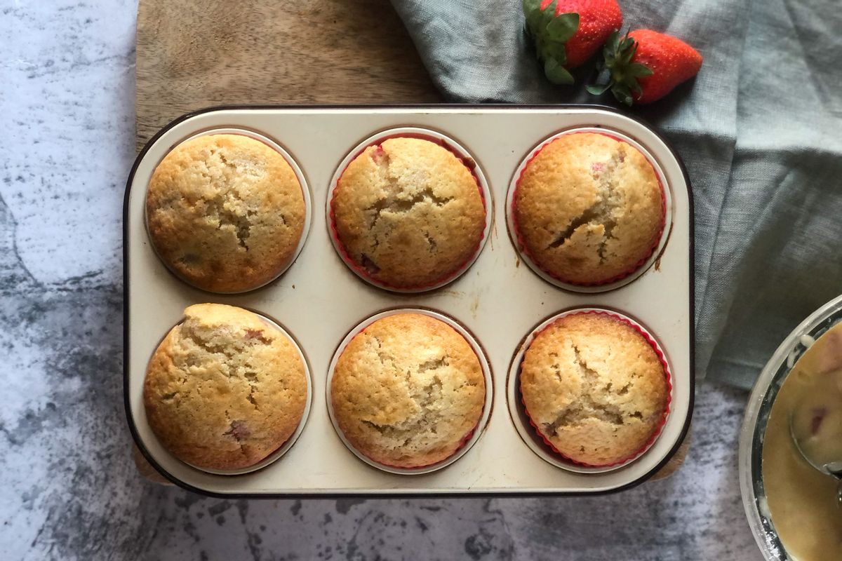 Strawberry muffins