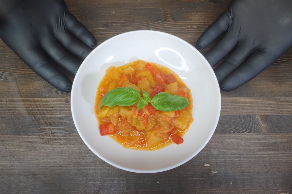 Peperonata con patate