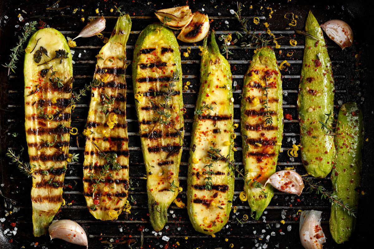 Grilled zucchini