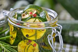 Zucchine grigliate sott'olio